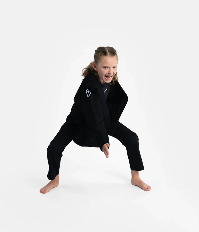 Progress Kids academy Kimono -black